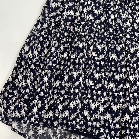 Rails Black and White Star Print Long Sleeve Dress - Picture 8 of 13